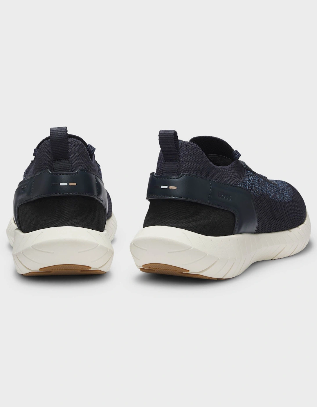 BOSS Orange Motion Mens Sock Trainers With Knitted Uppers - Open Blue 460