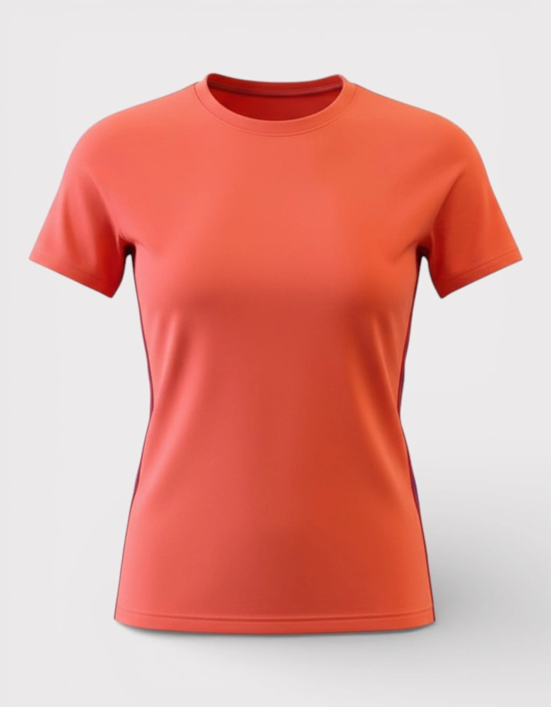 Athletic T-Shirt Coral Red