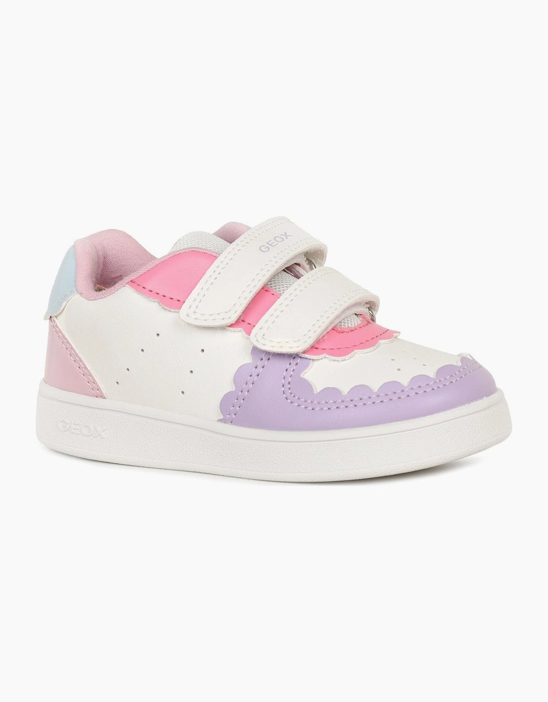 Geox Girls White 'S B Eclyper Infant Shoes  6 Size 6 Kids