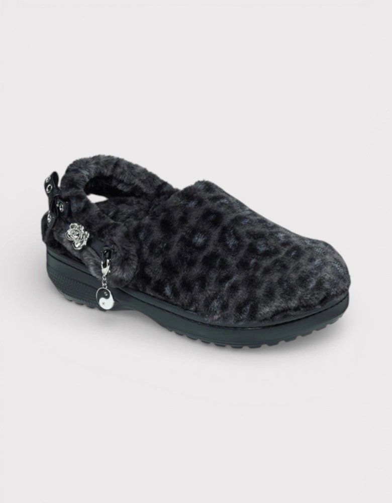 Classic Unfurgettable Clog Black Leopard