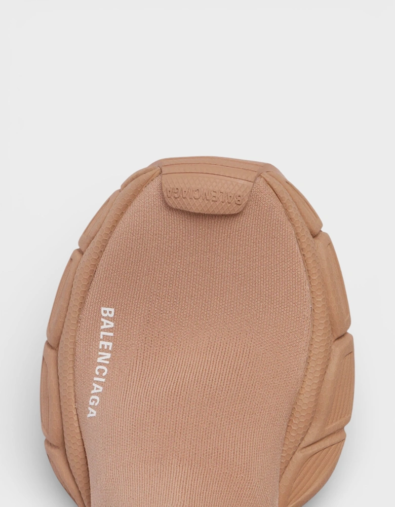 3XL Sock Recycled Knit High Top Beige Wmns