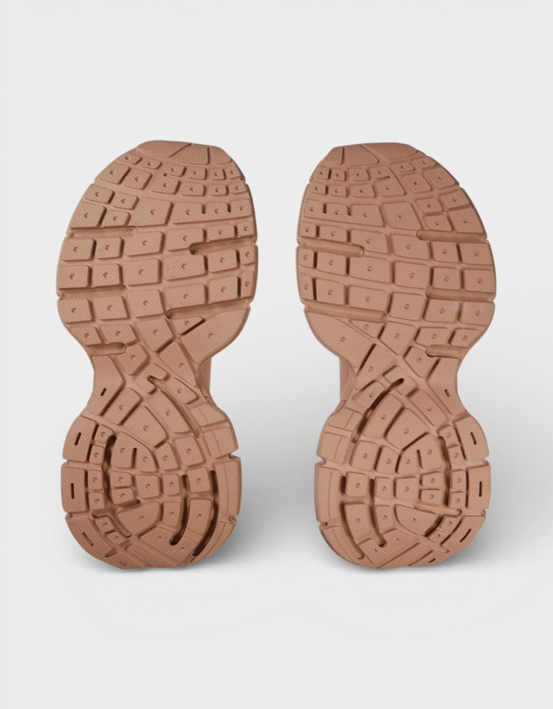 3XL Sock Recycled Knit High Top Beige Wmns