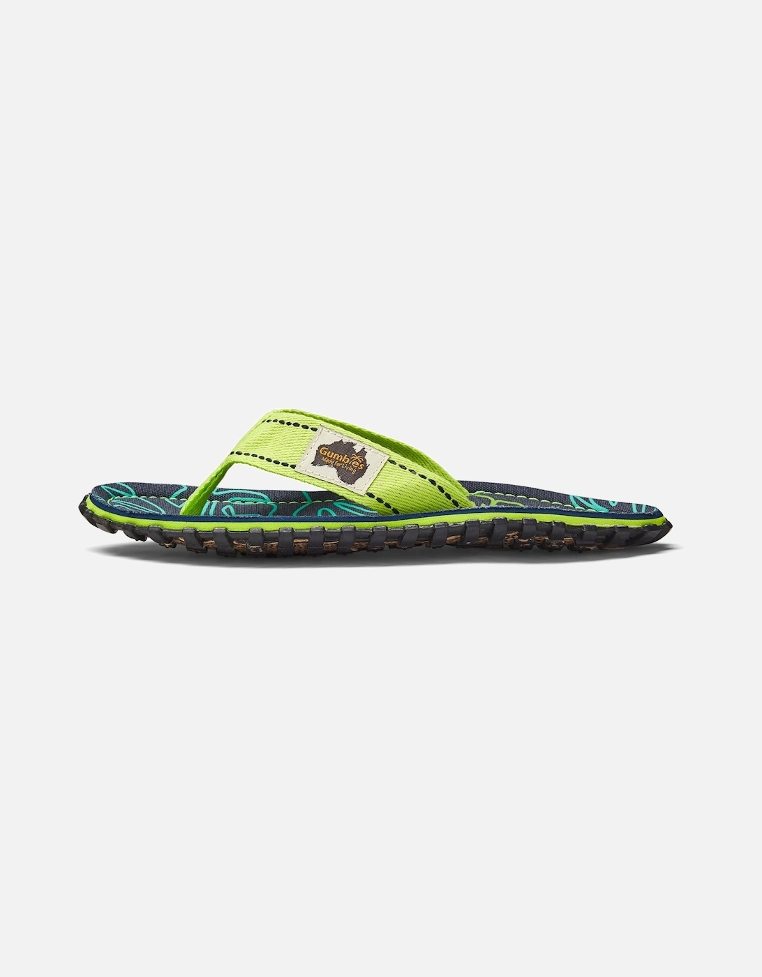 Islander Flip-Flops - Men's - Lime Hibiscus