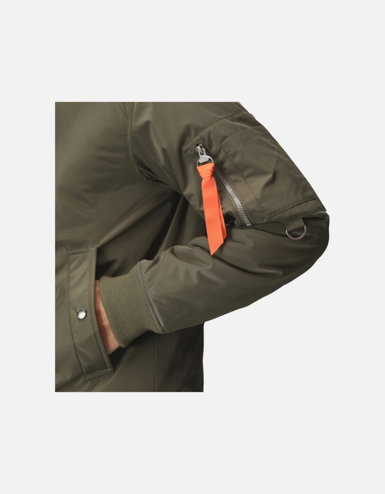 Professional Mens Pro Pilot Sleeve Pocket Bomber Jacket