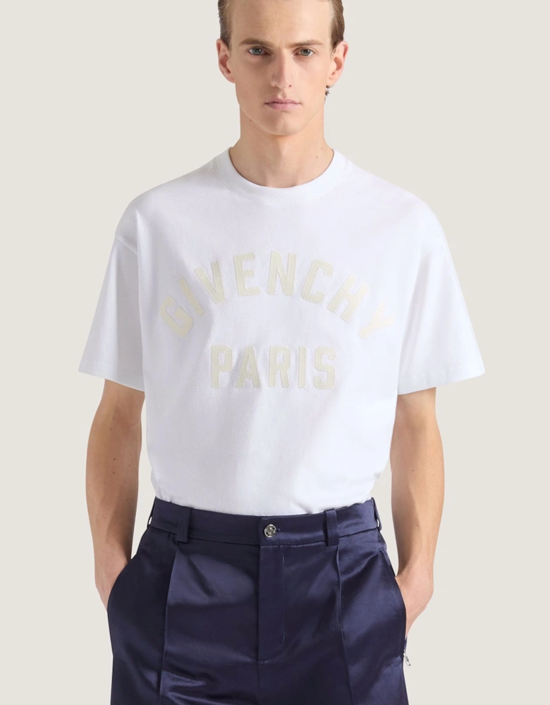 Embroidered Logo T-shirt White