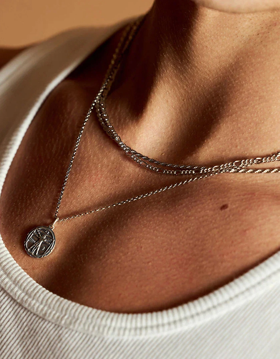 Silver Rope Necklace