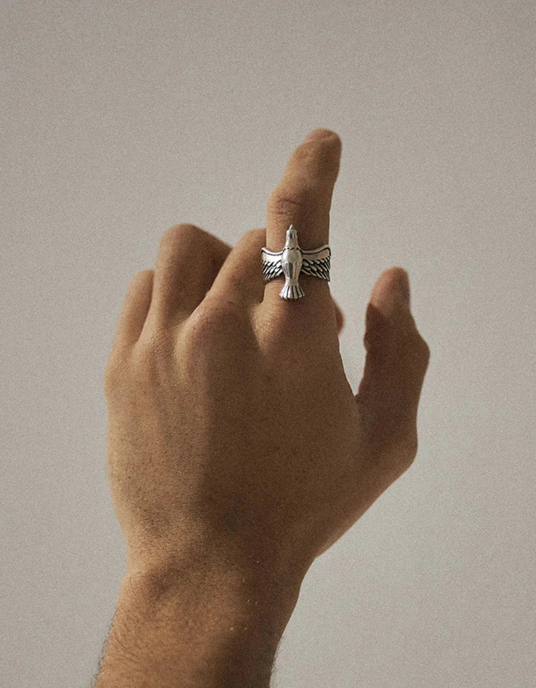 Silver Dove Ring