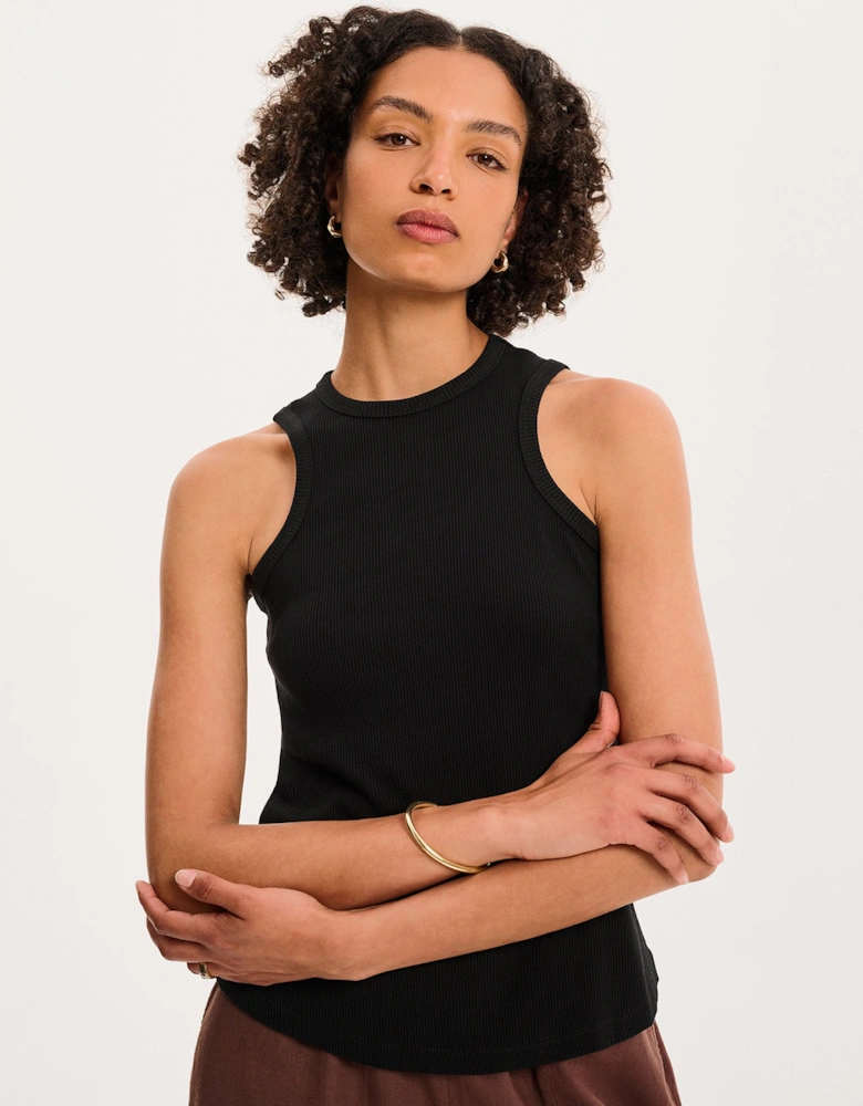 Raven Racer Vest in Black