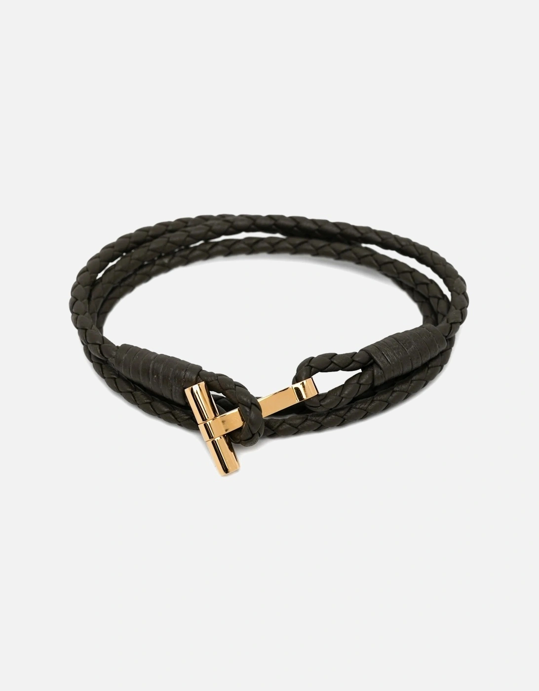 LEATHER T WRAP BRACELET, 3 of 2