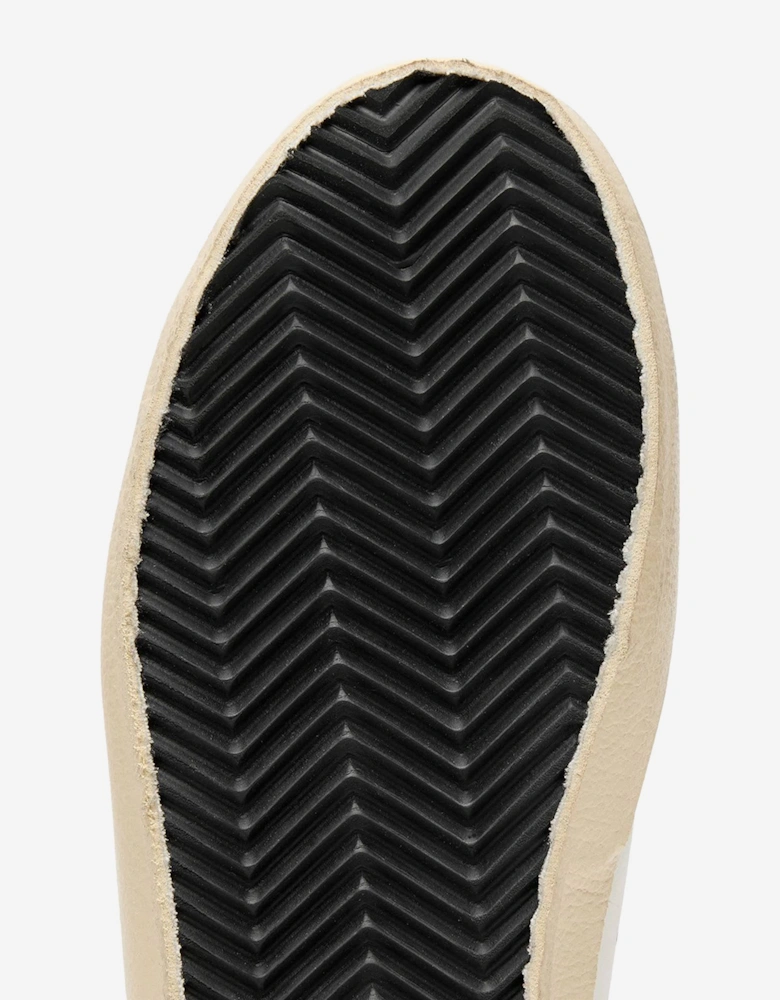 Golden Goose Girls Leather and Glitter Star Super-Star Trainers in White