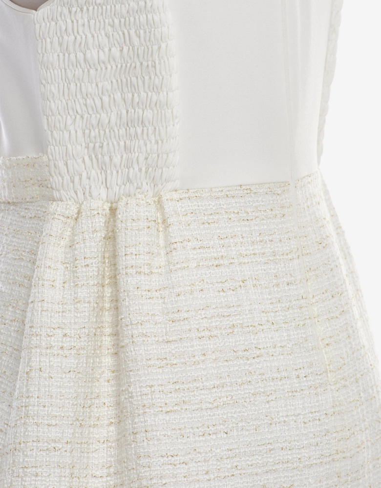 Girls Jacket and Skirt Set in Ivory