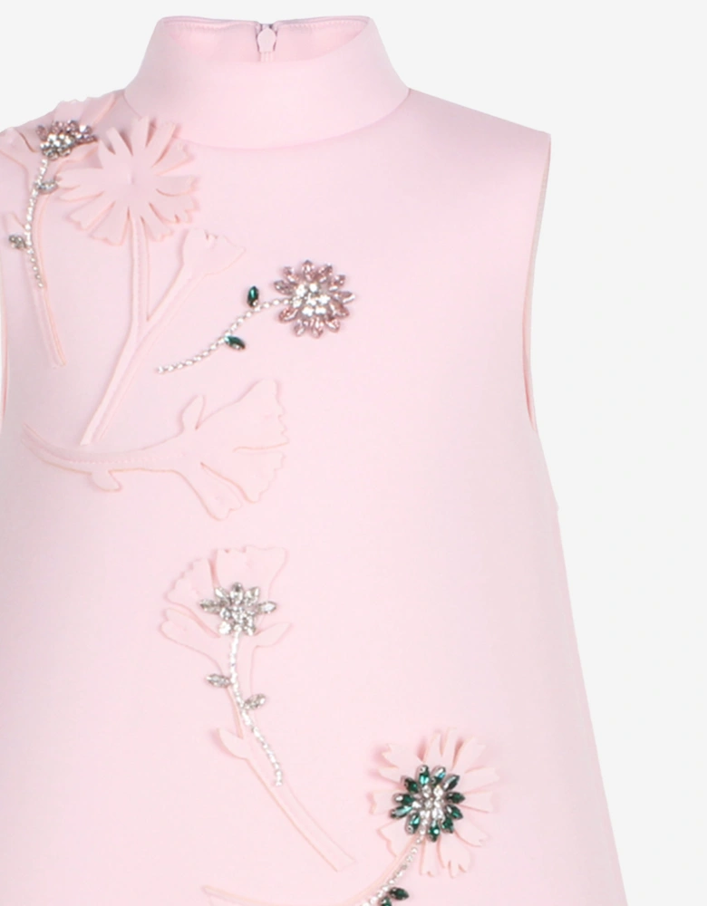 Girls Spring In Step Dress in Pink