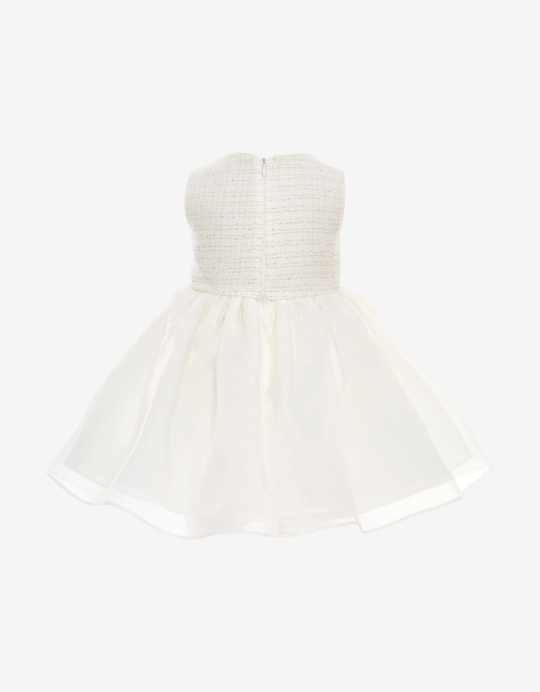 Baby Girls Dress and Jacket Set in Ivory