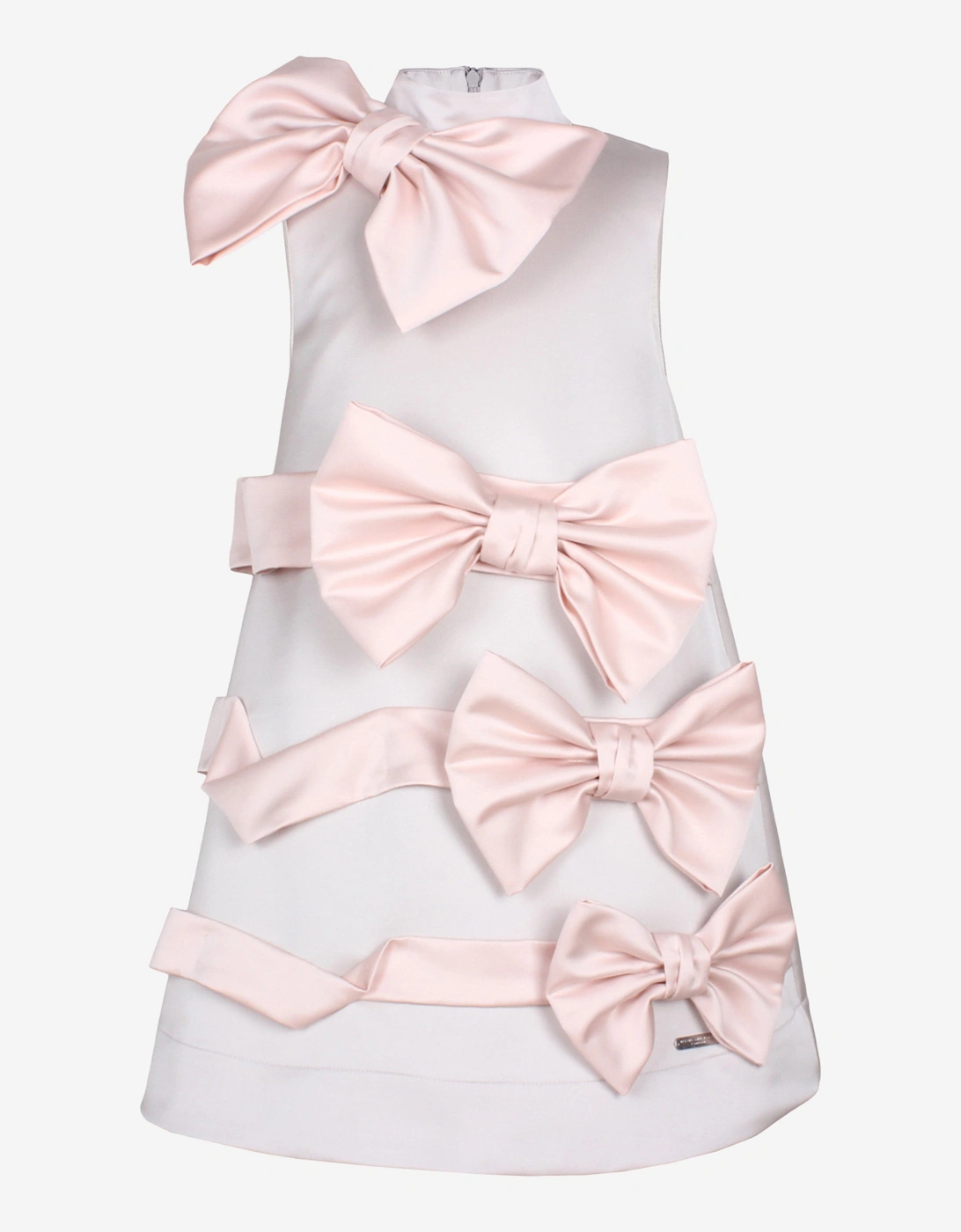 Girls Wrap Up Dress in Grey, 5 of 4