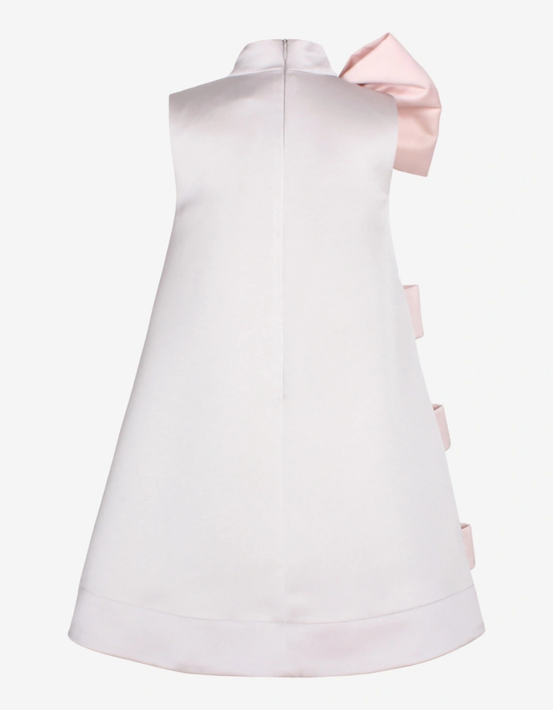 Girls Wrap Up Dress in Grey