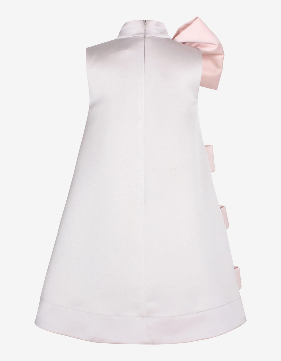 Girls Wrap Up Dress in Grey