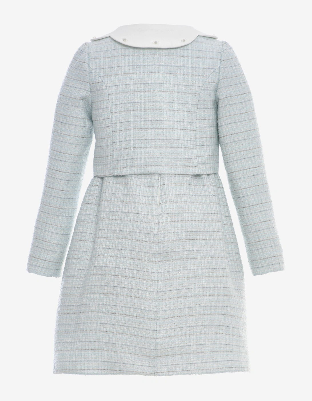 Girls Jacket and Skirt Set in Blue