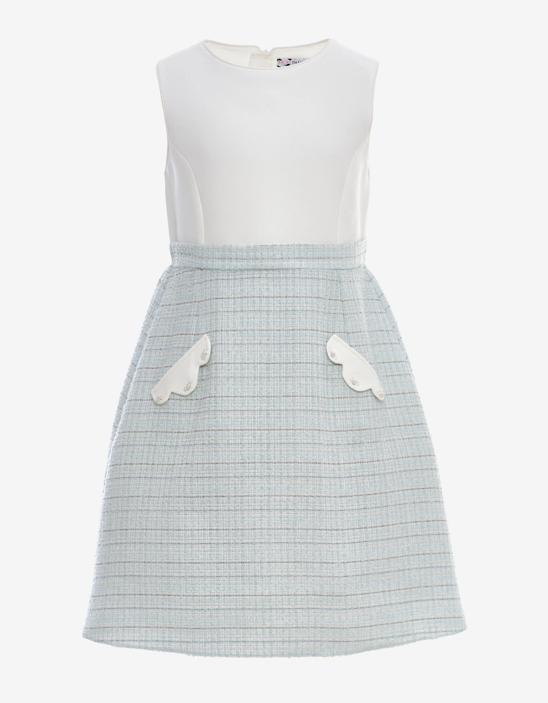 Girls Jacket and Skirt Set in Blue