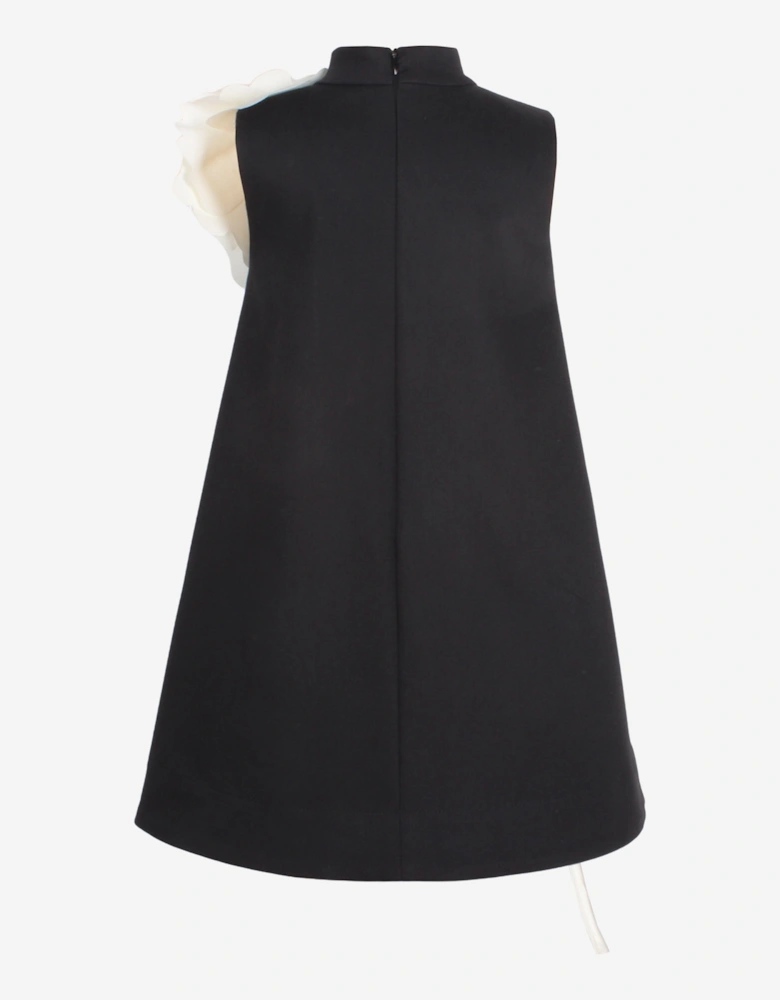 Girls Kiss Me Over The Garden Fence Dress in Black