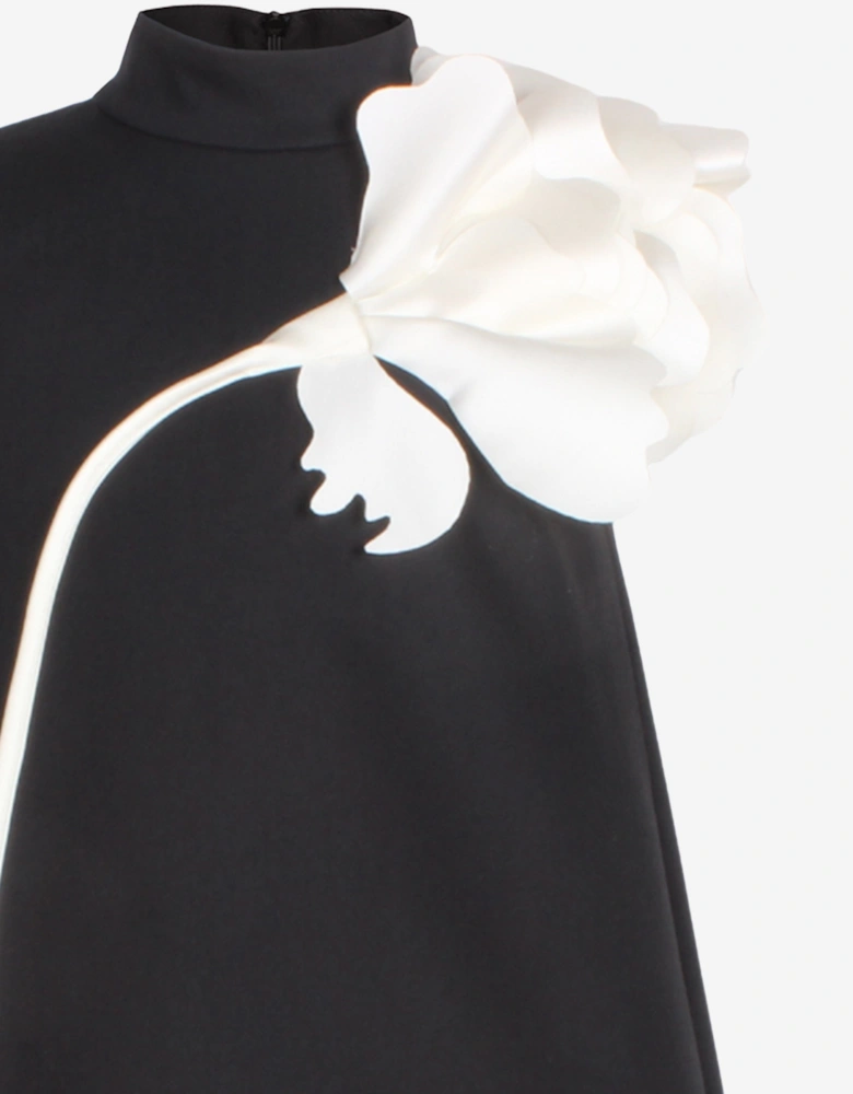 Girls Kiss Me Over The Garden Fence Dress in Black