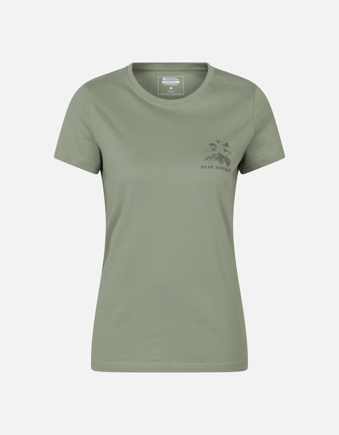 Womens/Ladies Peak District Mountain Scene T-Shirt, 2 of 1