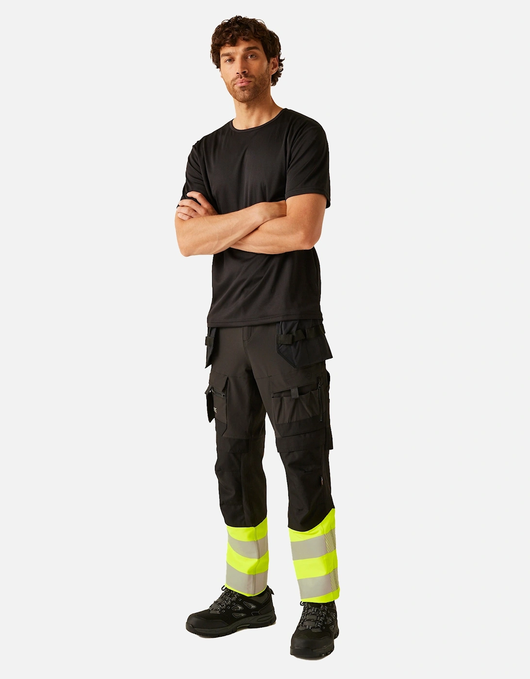 Mens High-Vis Holster Pocket Work Trousers