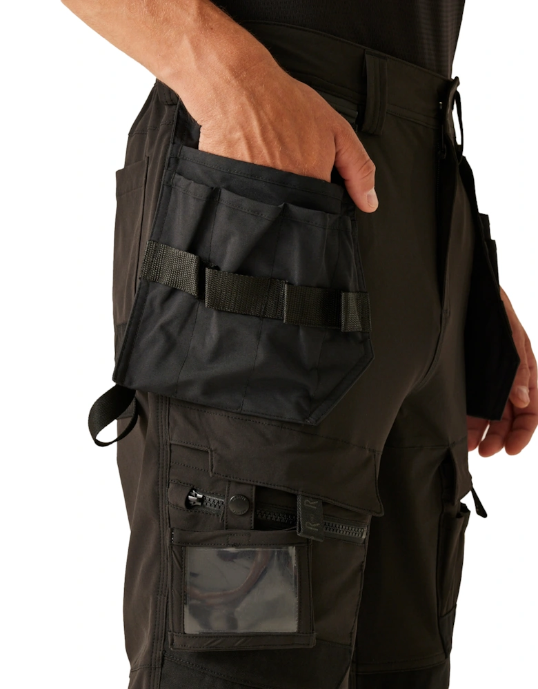 Mens High-Vis Holster Pocket Work Trousers