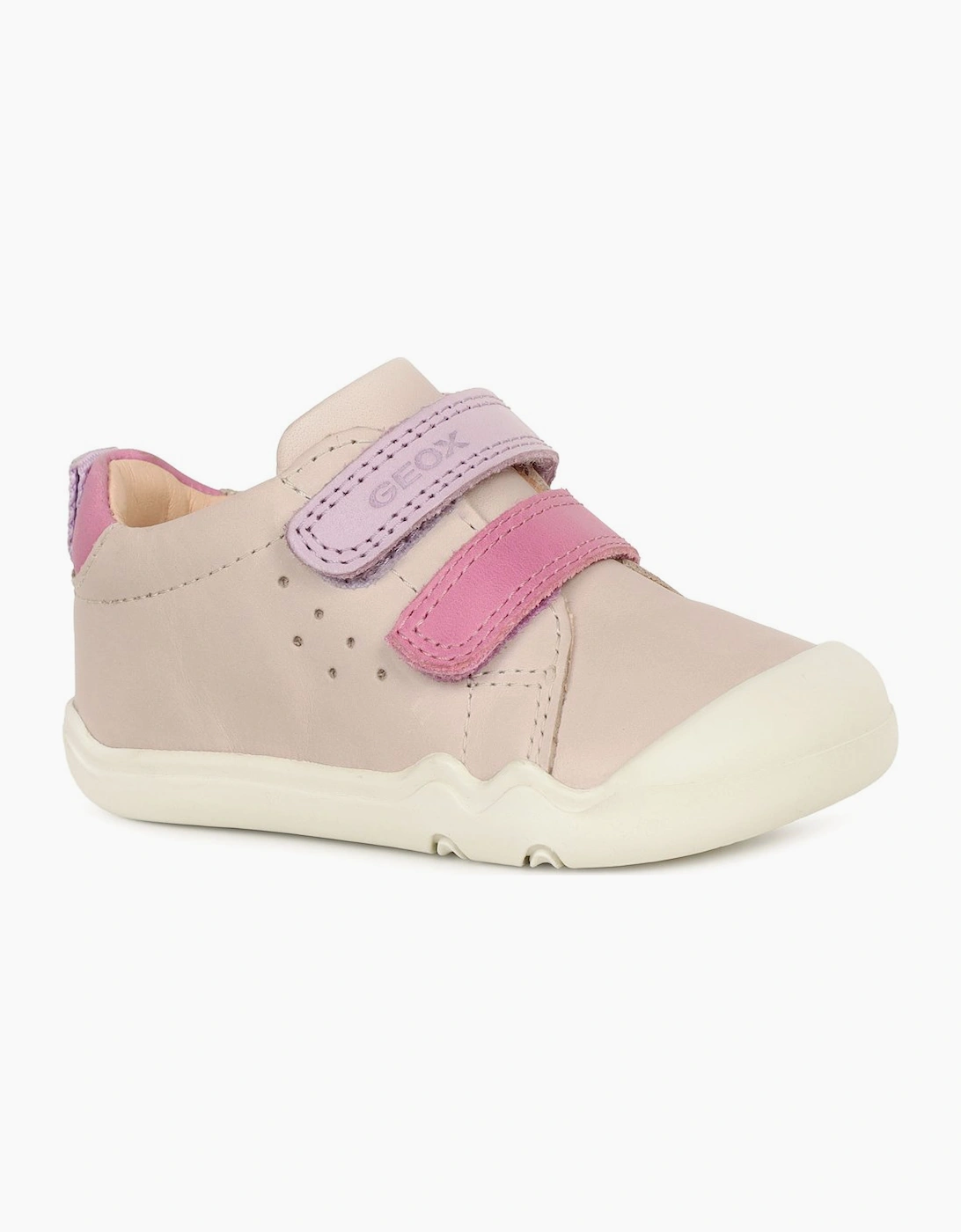 Geox Girls Pink 'S Baby Steppie Up Infant Shoes  F (Standard)/7.5 Size 7.5 Kids