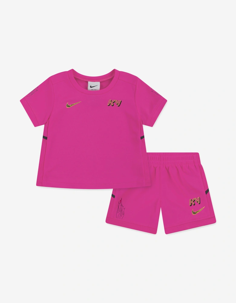 Boys Dri-Fit ACD25 Short Set in Pink