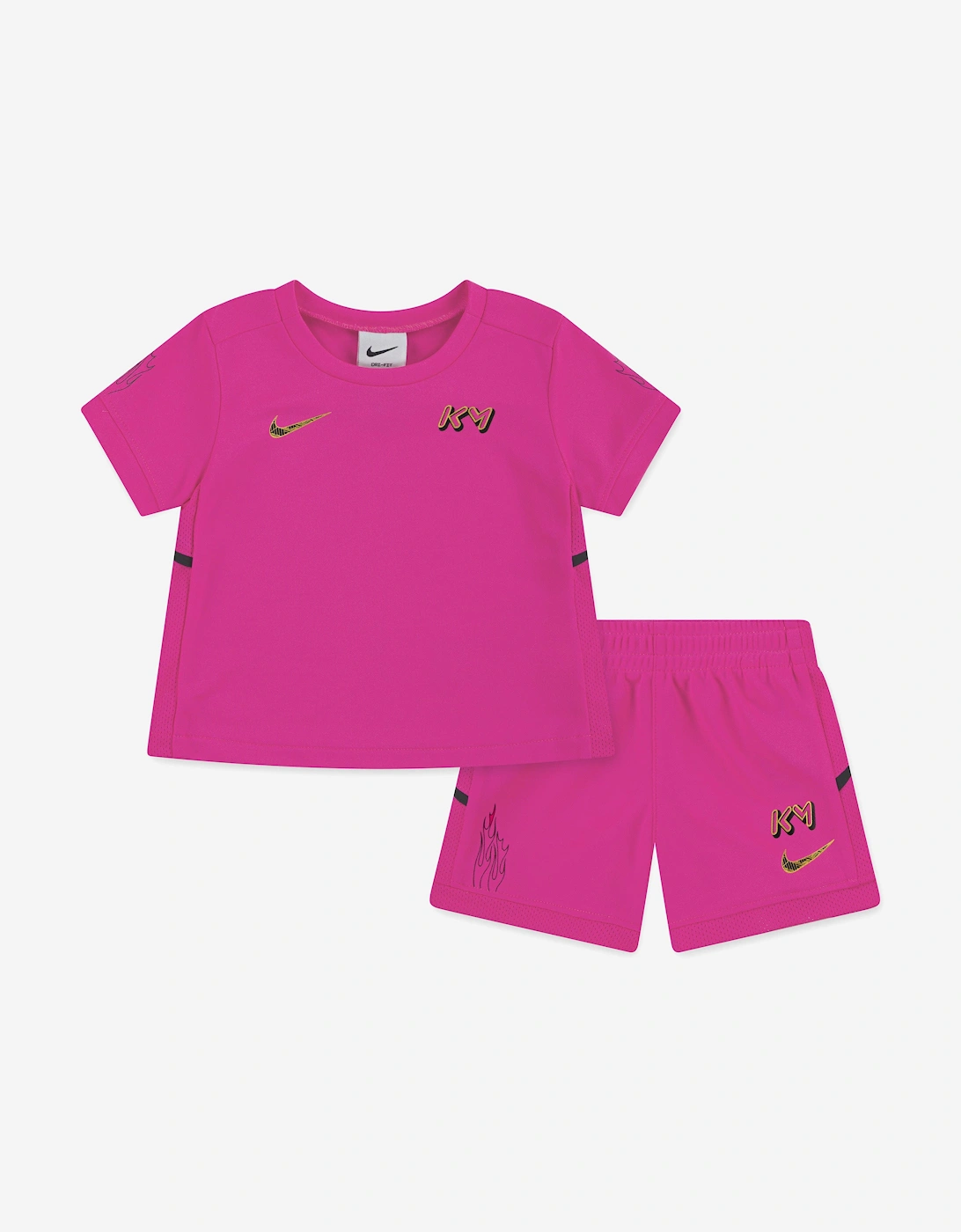 Boys Dri-Fit ACD25 Short Set in Pink