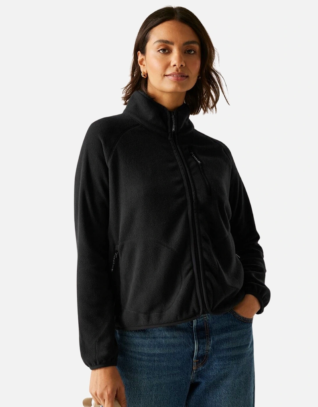 Womens Frankie Lightweight Full Zip Fleece, 2 of 1