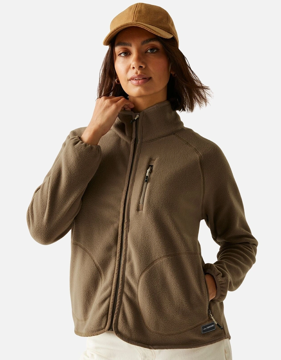 Womens Frankie Lightweight Full Zip Fleece, 2 of 1