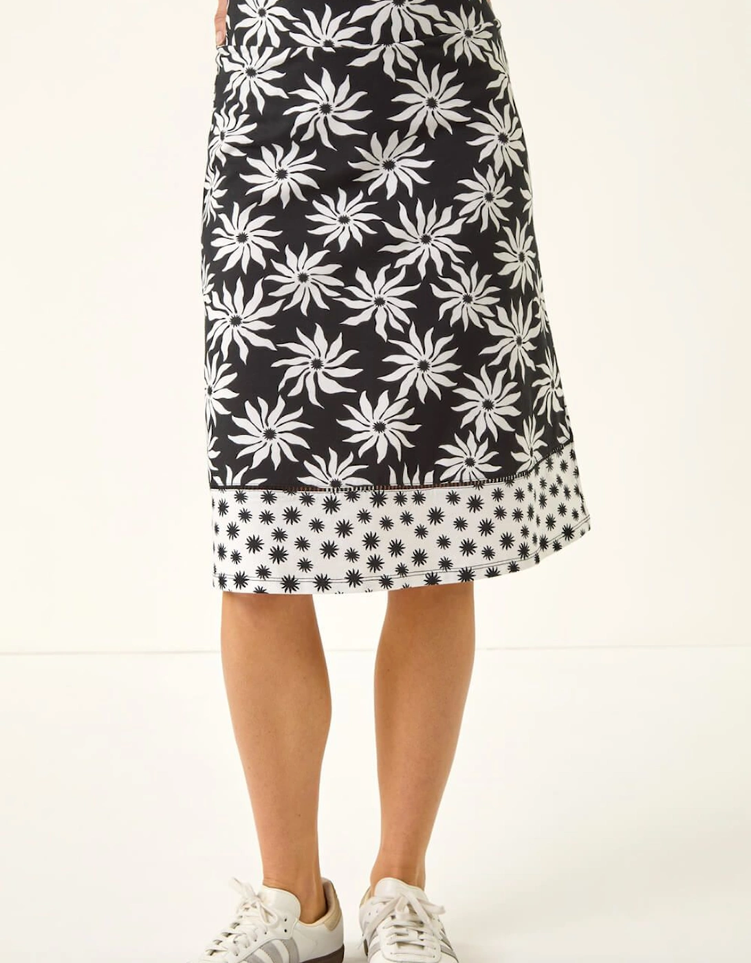Floral Star A-Line Skirt, 2 of 1