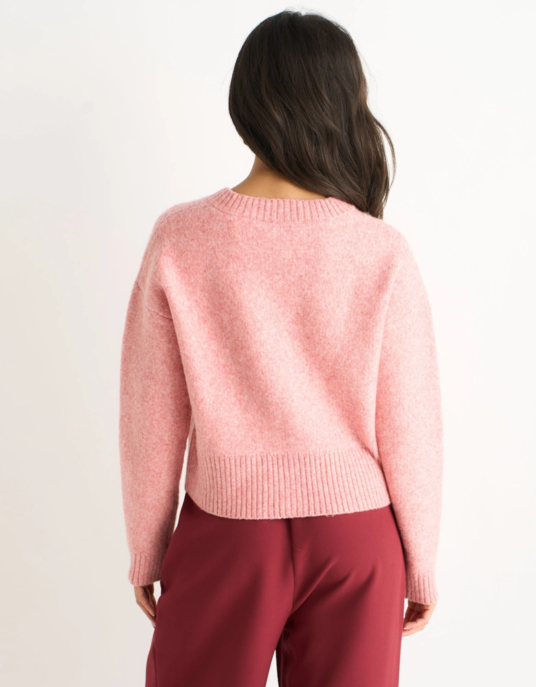 Pink Flex Long Sleeve Cardigan