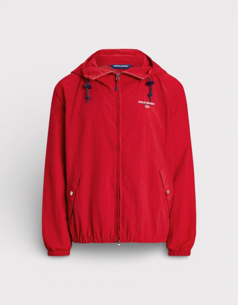 Polo Sport Full Zip Jacket Windbreaker Red
