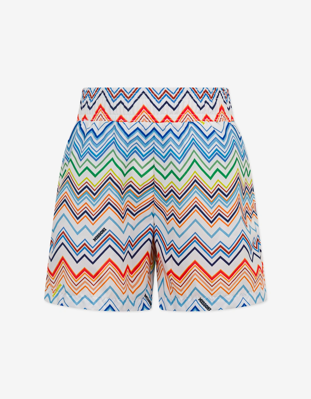 Boys Zigzag Swim Shorts in Multicolour, 5 of 4