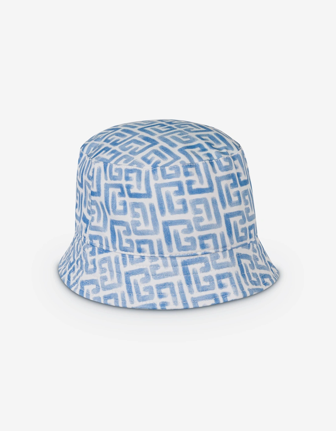 Boys Monogram Logo Bucket Hat in Blue, 4 of 3