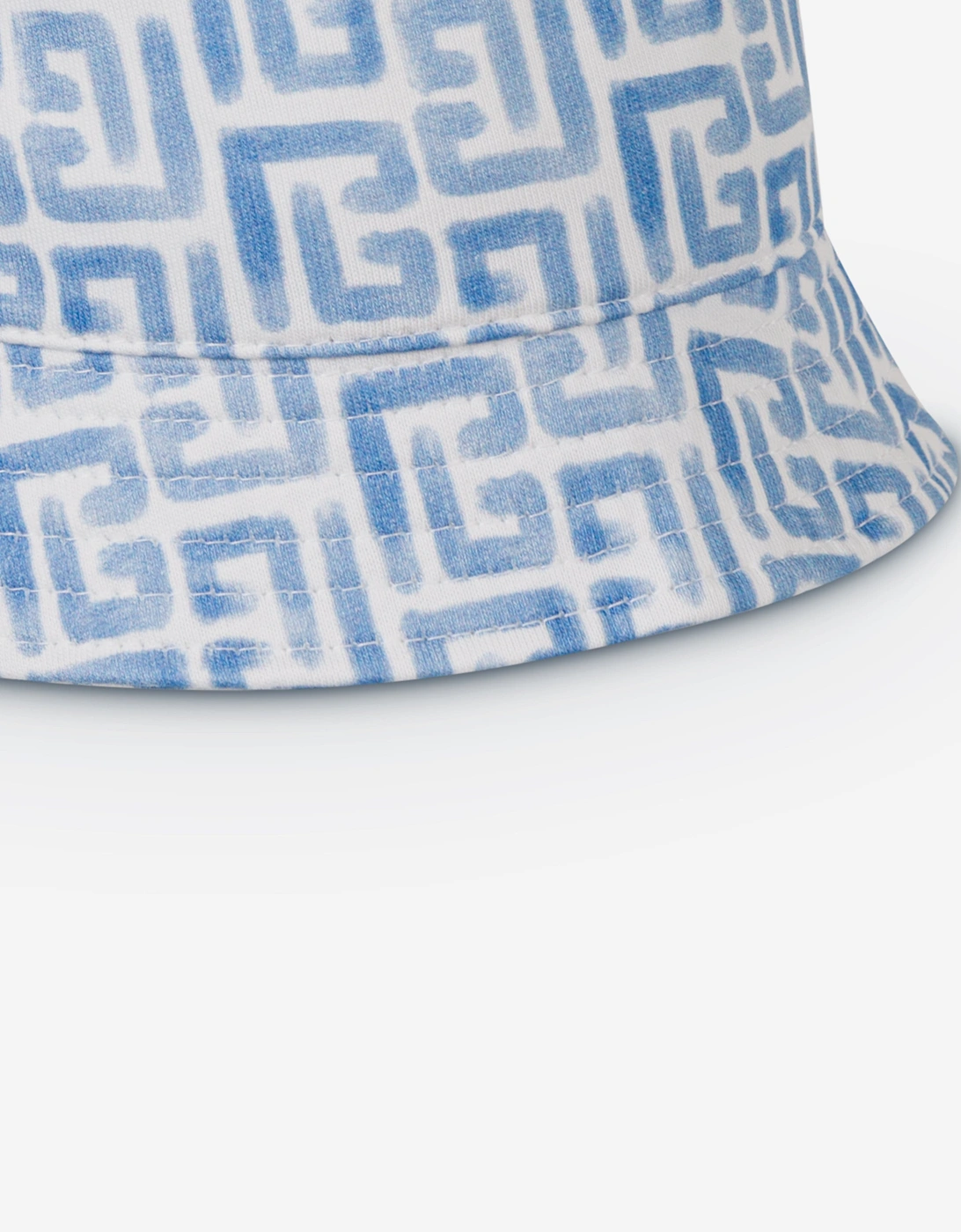 Boys Monogram Logo Bucket Hat in Blue