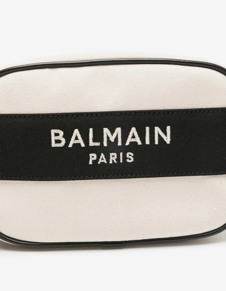 Girls Logo Shoulder Bag in Ivory (20cm)