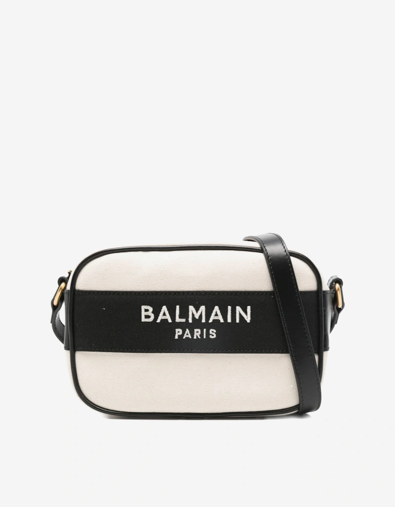 Girls Logo Shoulder Bag in Ivory (20cm)