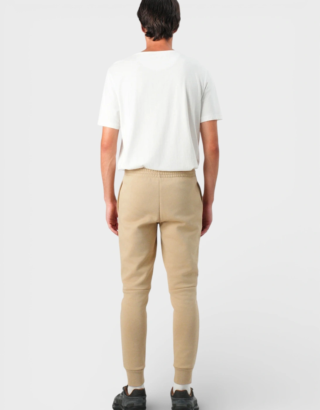 Organic Cotton Slim Fit Joggers Beige