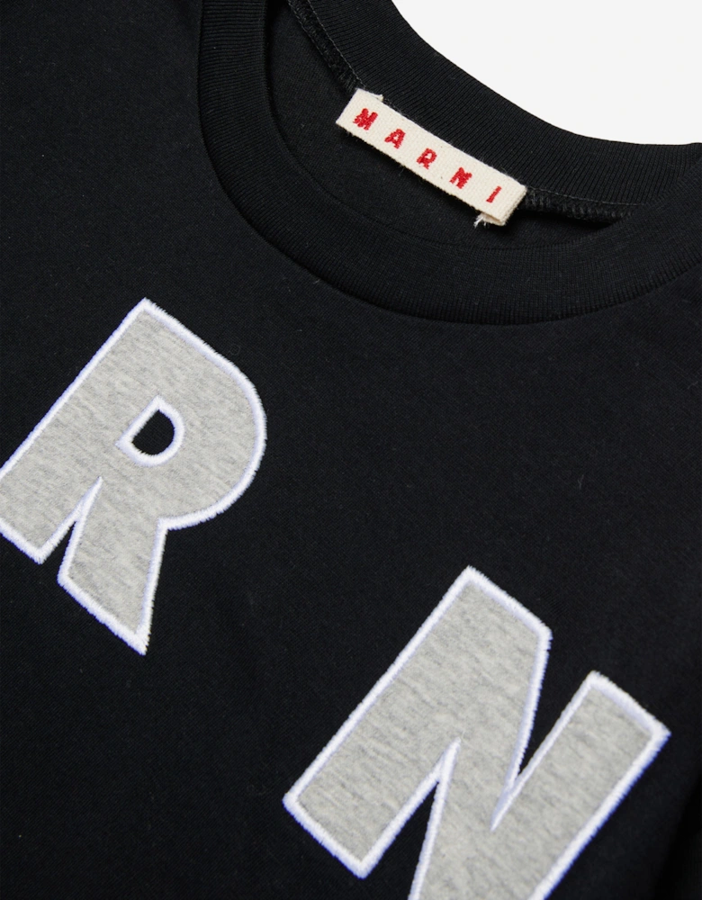 Kids Logo T-Shirt in Black