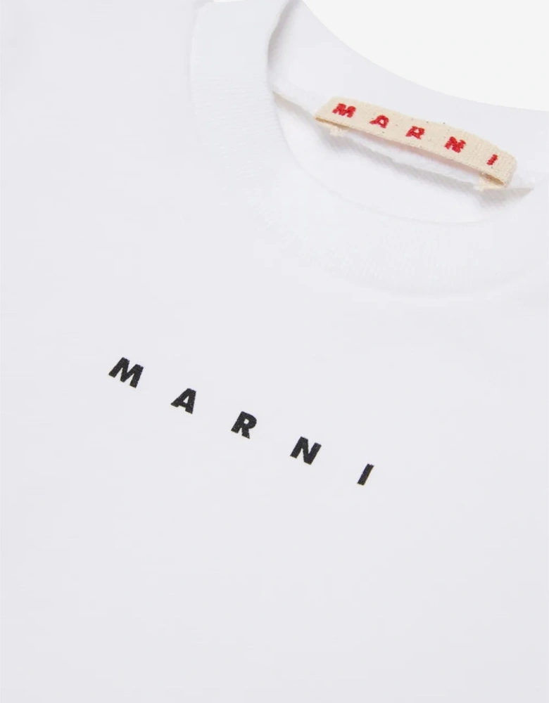 Baby Logo Sweatshirt in White