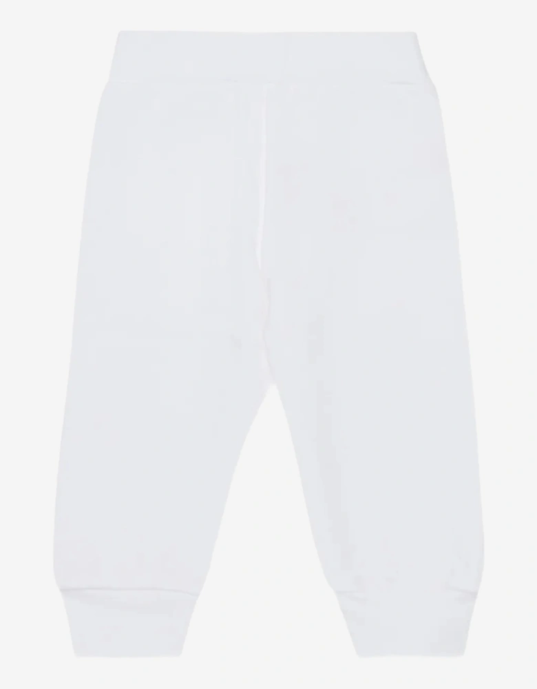 Baby Logo joggers in White