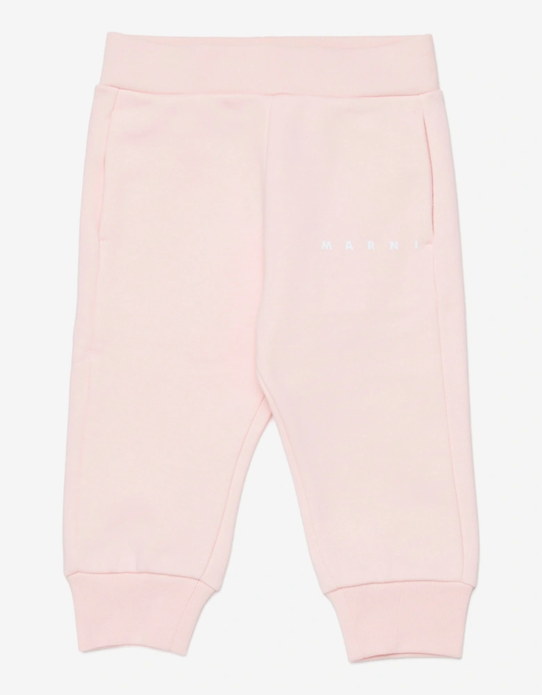Baby Girls Logo Joggers in Pink