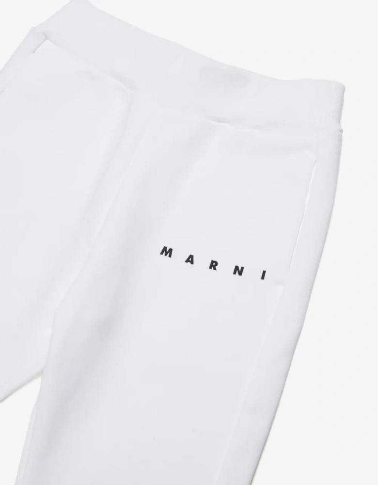 Baby Logo joggers in White