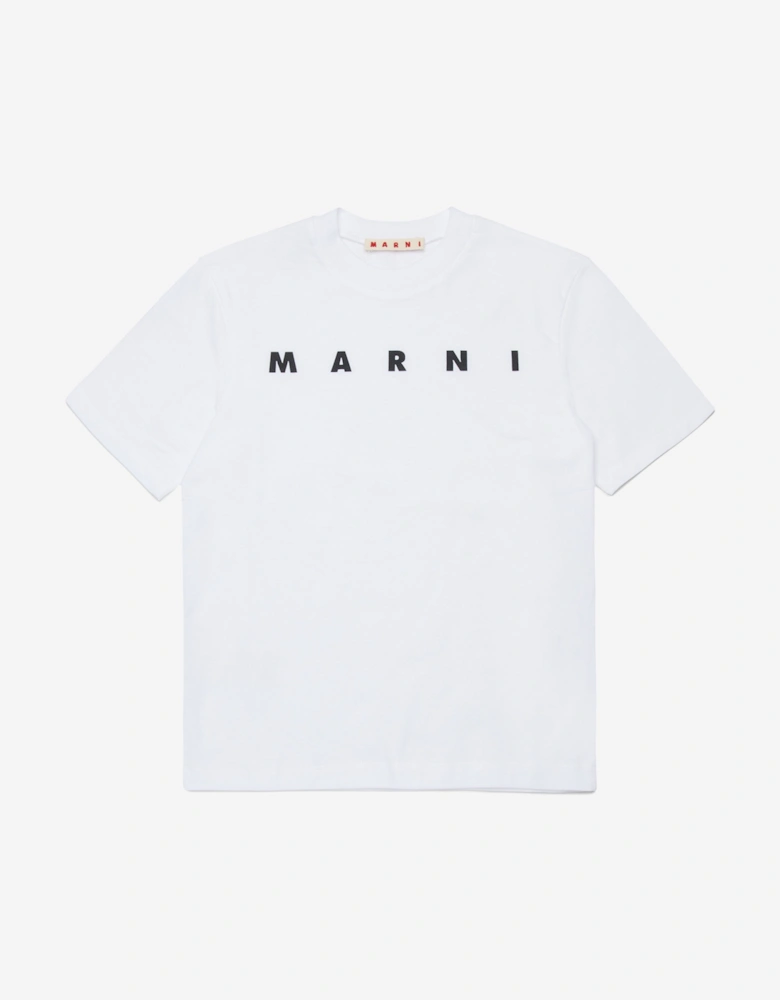 Girls Logo T-Shirt in White