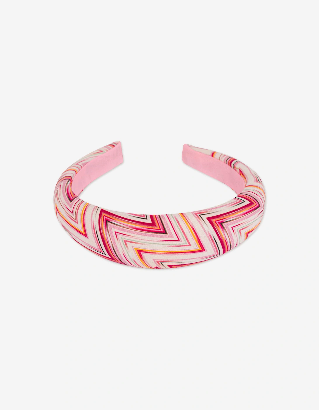 Girls Zigzag Headband in Pink, 3 of 2