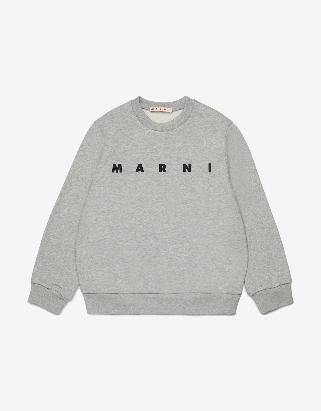 Marni Girls Grey 'S Logo Sweatshirt In  14 Years Size 14 Yrs Kids