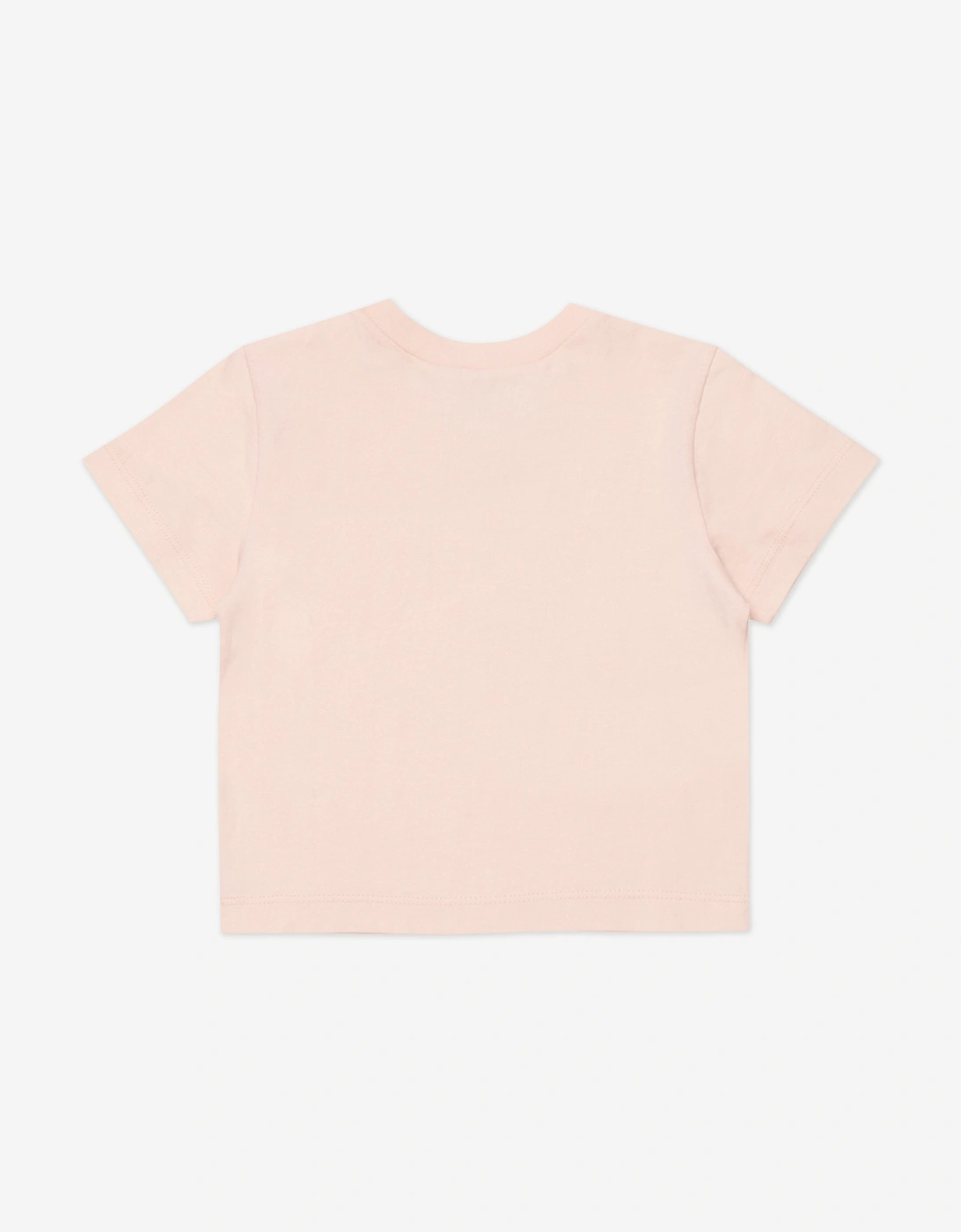 Baby Girls Flower Logo T-Shirt in Pink